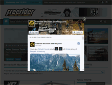 Tablet Screenshot of freeridermag.in